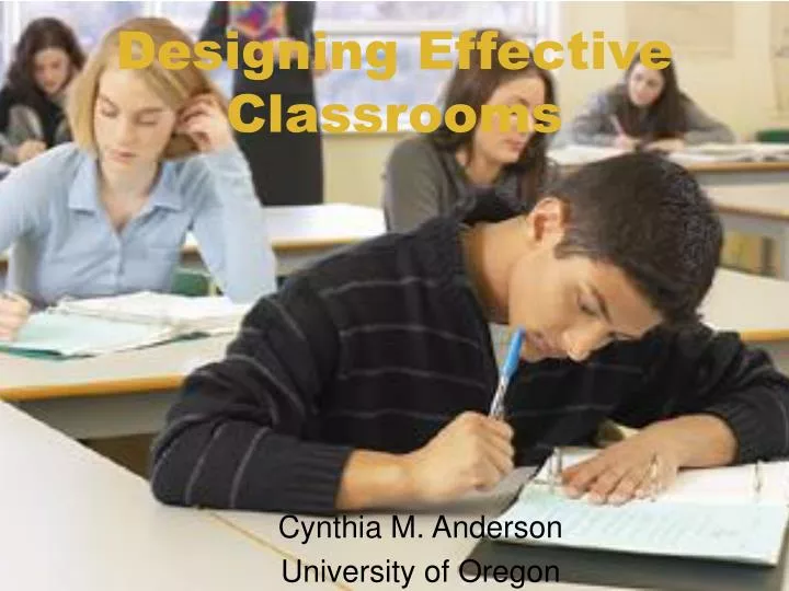 designing effective classrooms