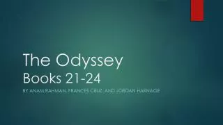 The Odyssey Books 21-24