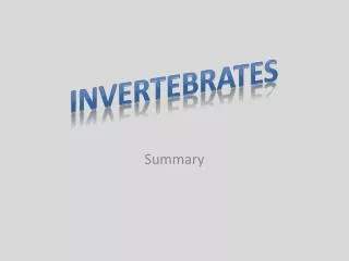 Invertebrates