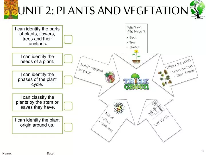 unit 2 plants and vegetation
