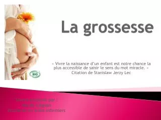 la grossesse