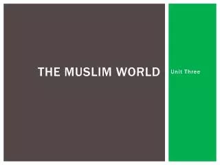 The Muslim world