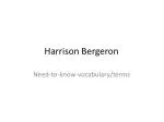 Harrison Bergeron - slide 1