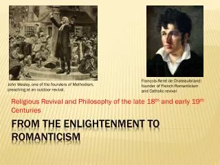 From the Enlightenment to Romanticism