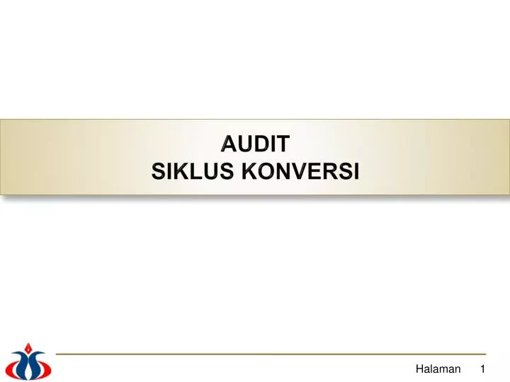 audit siklus konversi