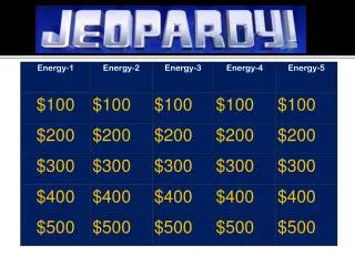 Jeopardy Think Music