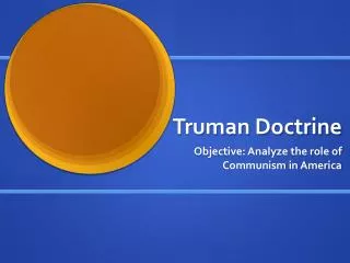 Truman Doctrine