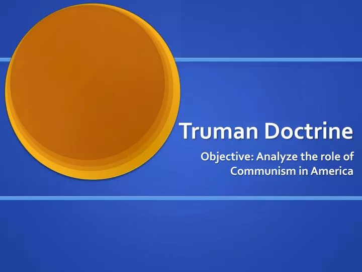 truman doctrine