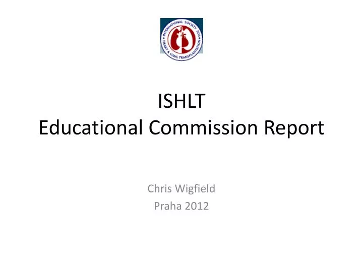 ishlt educational commission report