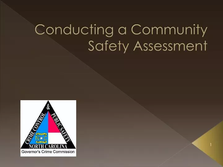 conducting a community safety assessment