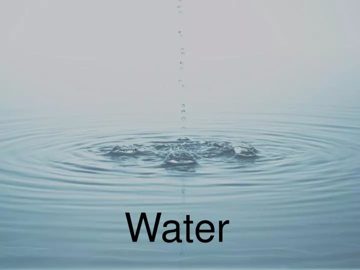 water