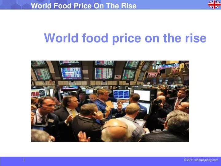 world food price on the rise