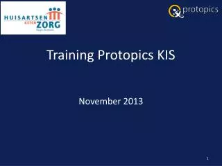 training protopics kis