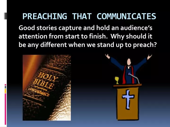 preaching that communicates