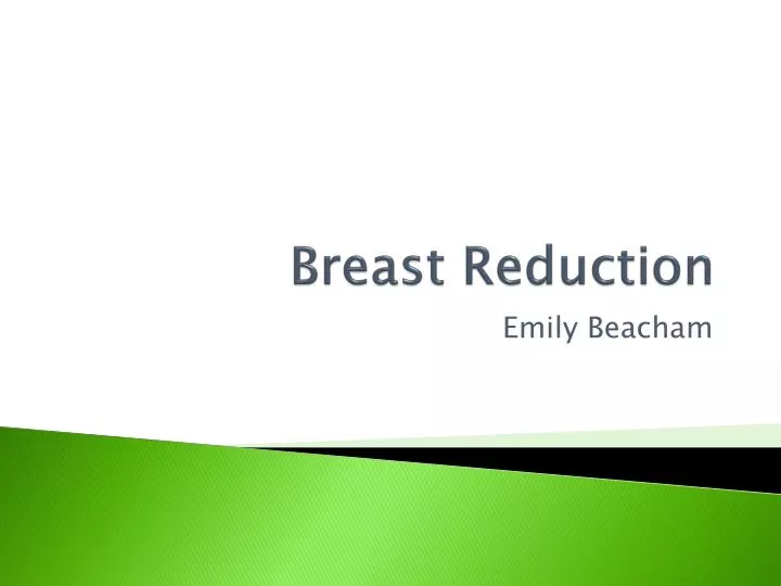 breast reduction