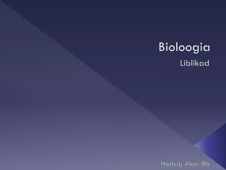 bioloogia