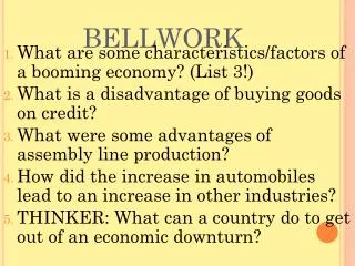 bellwork
