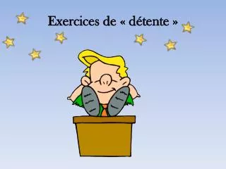 exercices de d tente