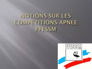 notions sur les competitions apnee ffessm
