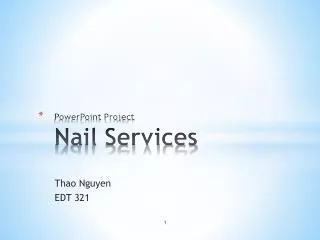 PowerPoint Project Nail Services