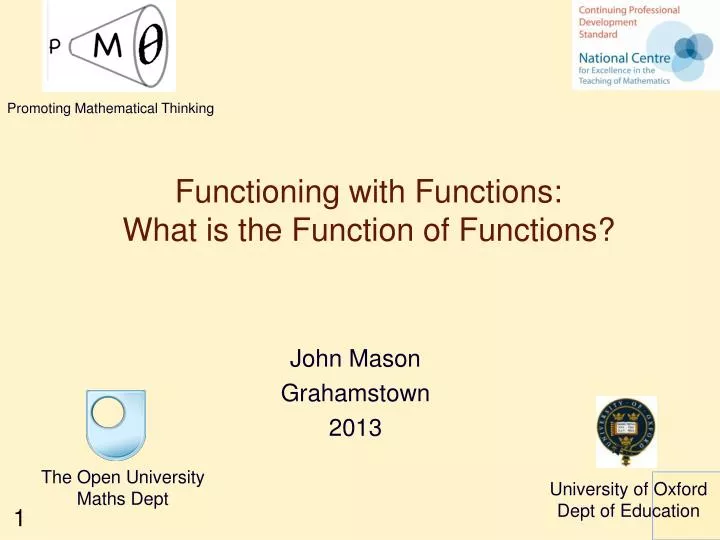functioning with functions what is the function of functions