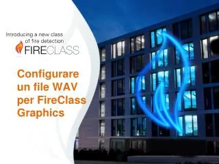 configurare un file wav per fireclass graphics