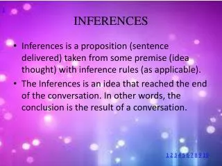 inferences