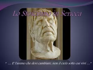 lo stoicismo in seneca