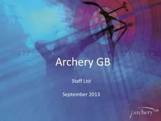 Archery GB
