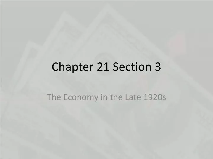 chapter 21 section 3