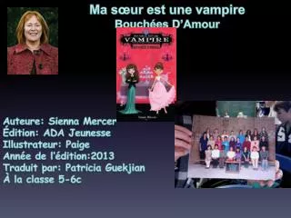 ma s ur est une vampire bouch es d amour
