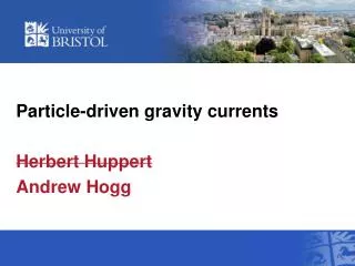 Particle-driven gravity currents