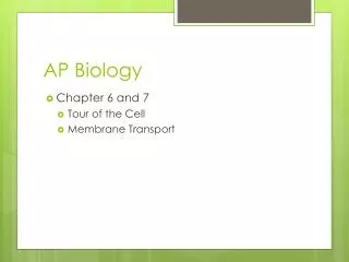 AP Biology