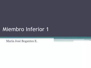 miembro inferior 1