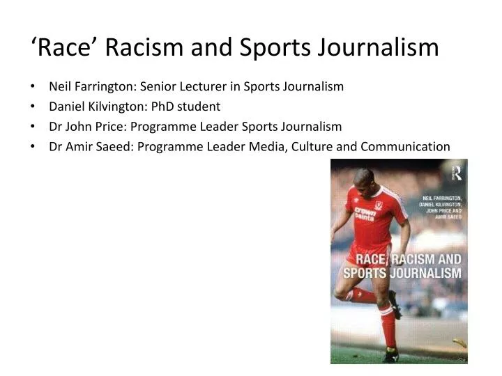 race racism and sports journalism