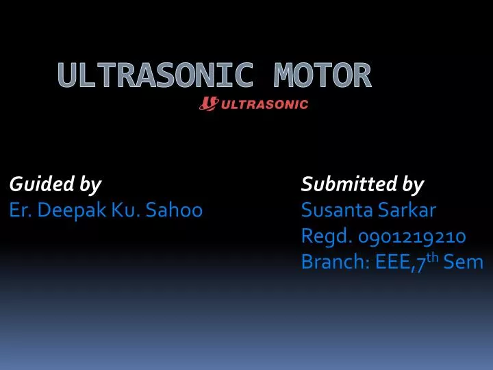 ultrasonic motor