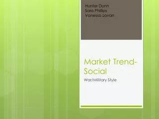 Market Trend-Social