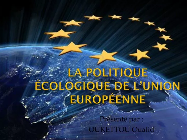 la politique cologique de l union europ enne