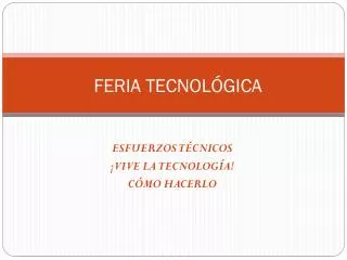 feria tecnol gica