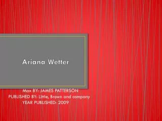 Ariana Wetter