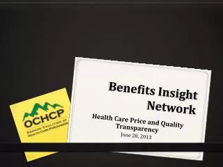 Benefits Insight Network