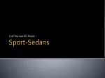 Sport-Sedans - slide 1