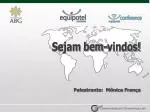 Sejam bem-vindos! - slide 1