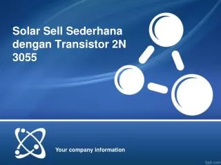 Solar Sell Sederhana dengan Transistor 2N 3055