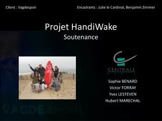 projet handiwake soutenance