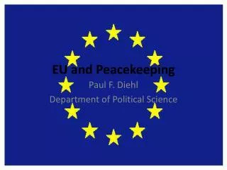 EU and Peacekeeping