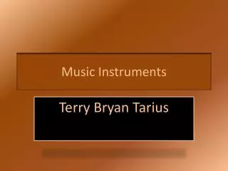 Music Instruments