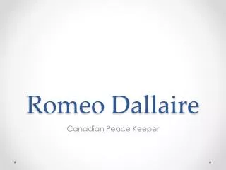 Romeo Dallaire