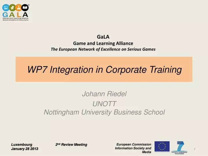 wp7 integration in corporate training