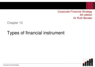 Chapter 12 Types of financial instrument